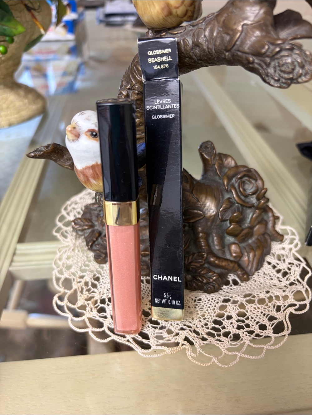 CHANEL Glossimer Lip Gloss in seashell 154.876